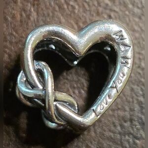 PANDORA LOVE YOU MOM 925 ALE CHARM MOTHER'S DAY PRESENT